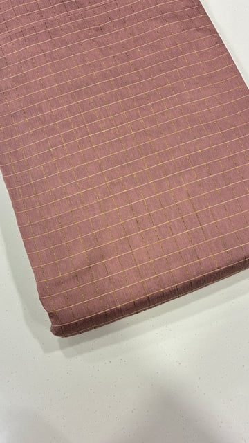 DUPION SILK - ZARI CHECKS