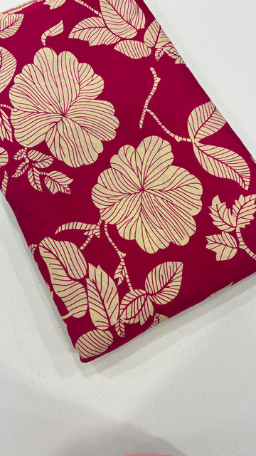 COTTON - BIG FLORAL