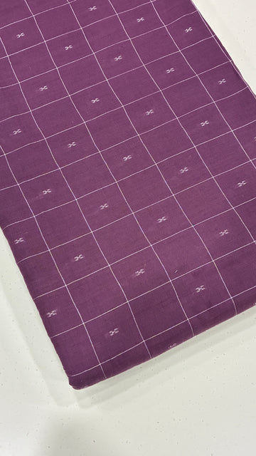 CHECKS BUTA - LAVENDER