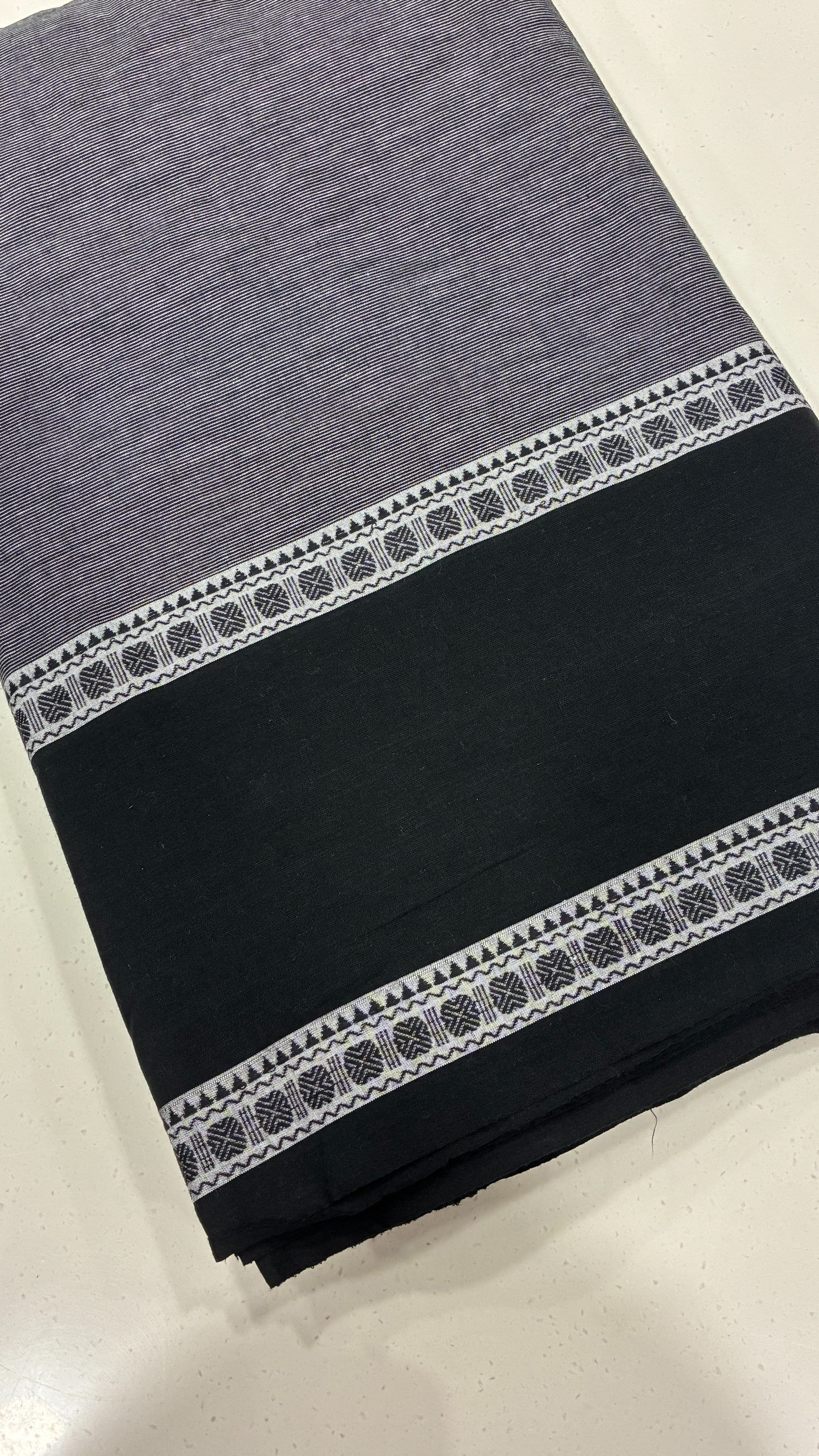 COTTON STRIP BR - BLACK