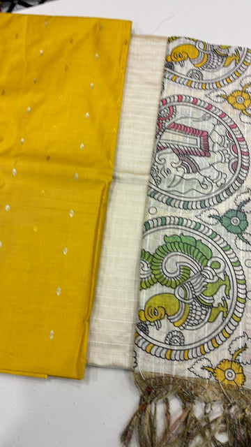 P KALAMKARI - YELLOW