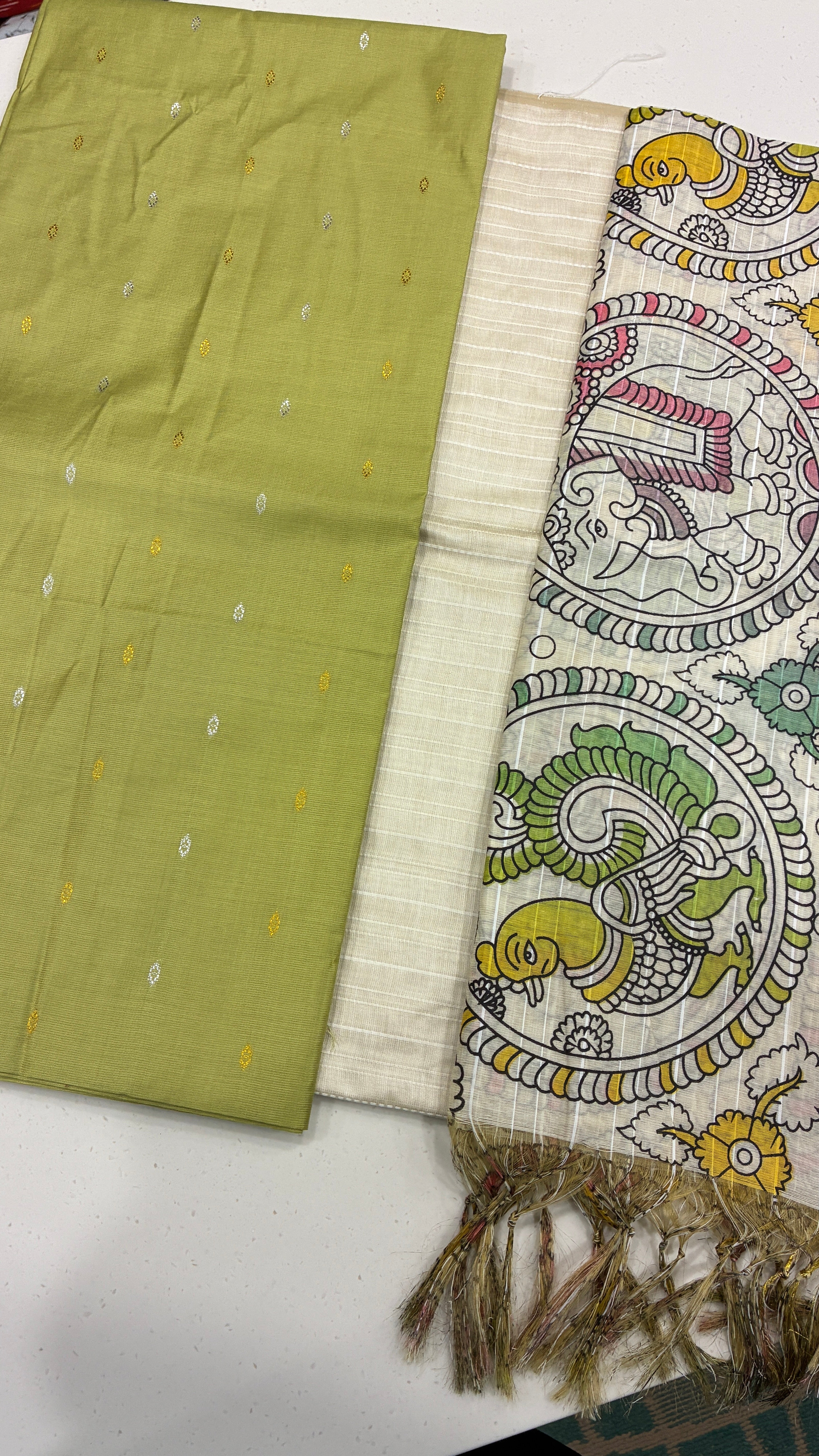 P KALAMKARI - GREEN