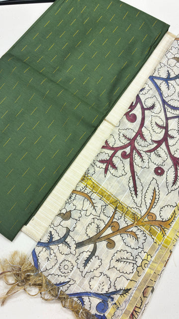 KALAMKARI DUP - GREEN