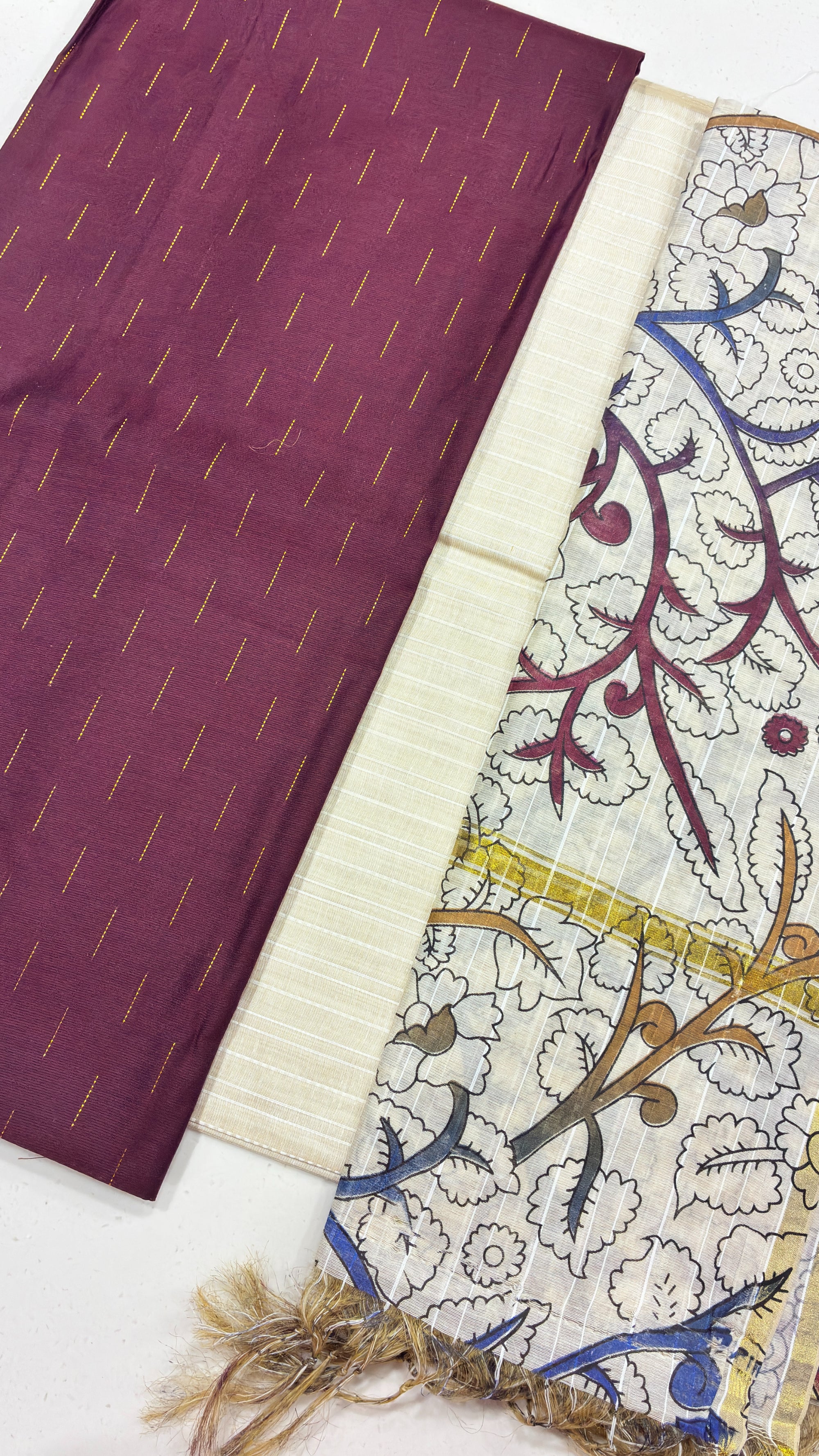 KALAMKARI - MAROON