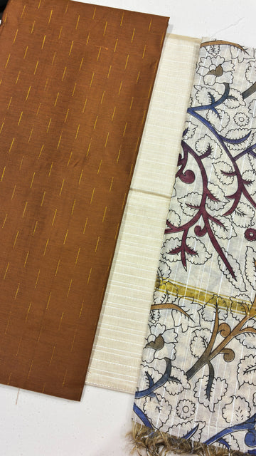 KALAMKARI DUP - MUSTARD