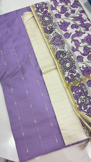S KALAMKARI - LAVENDER