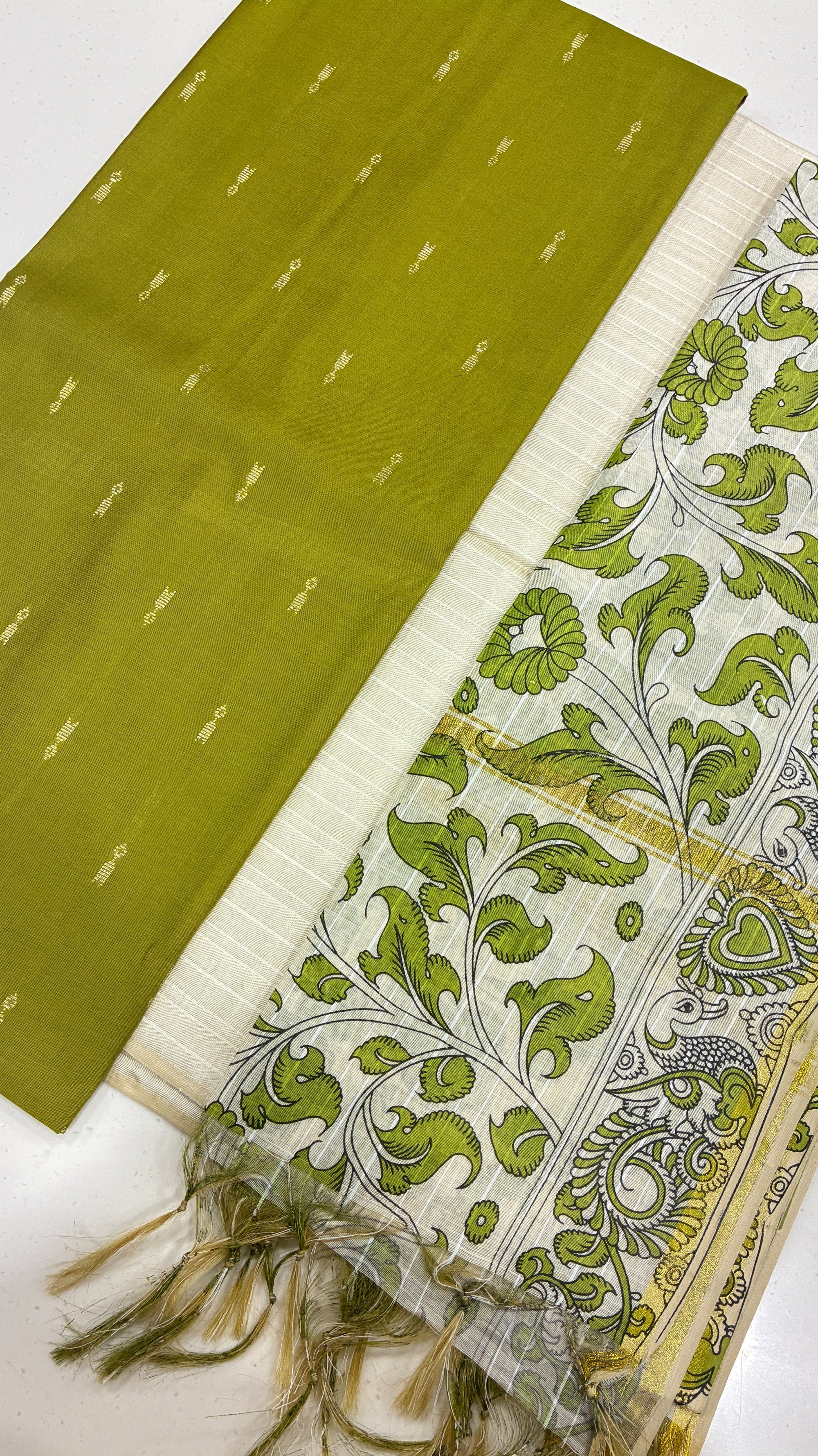 S KALAMKARI - GREEN