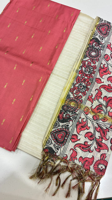S KALAMKARI - PEACH