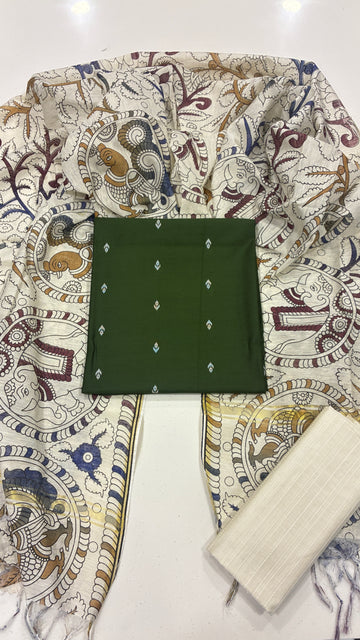 KALAMKARI BUTA - GREEN
