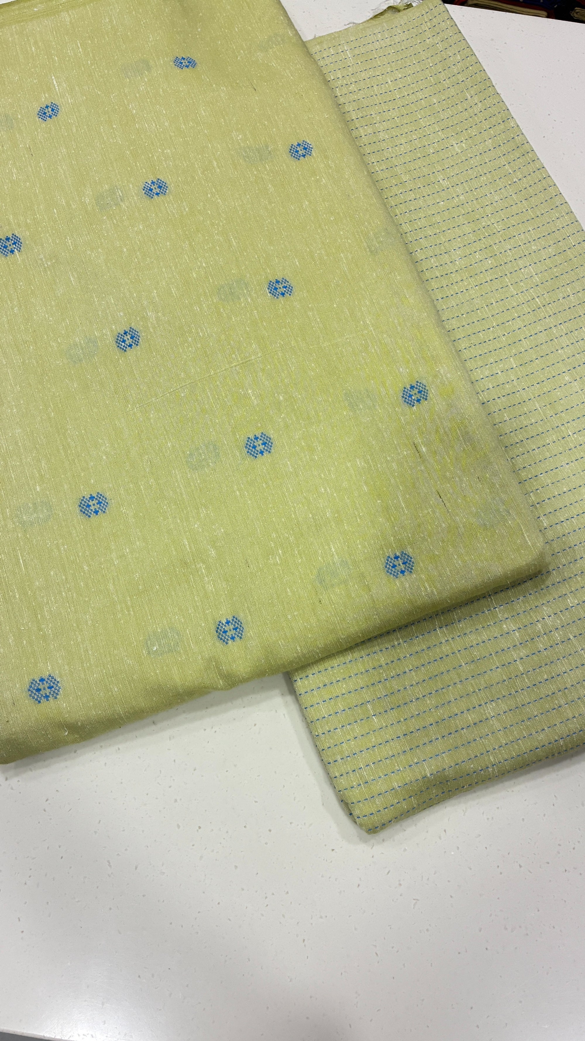 COTTON - LINEN BUTA