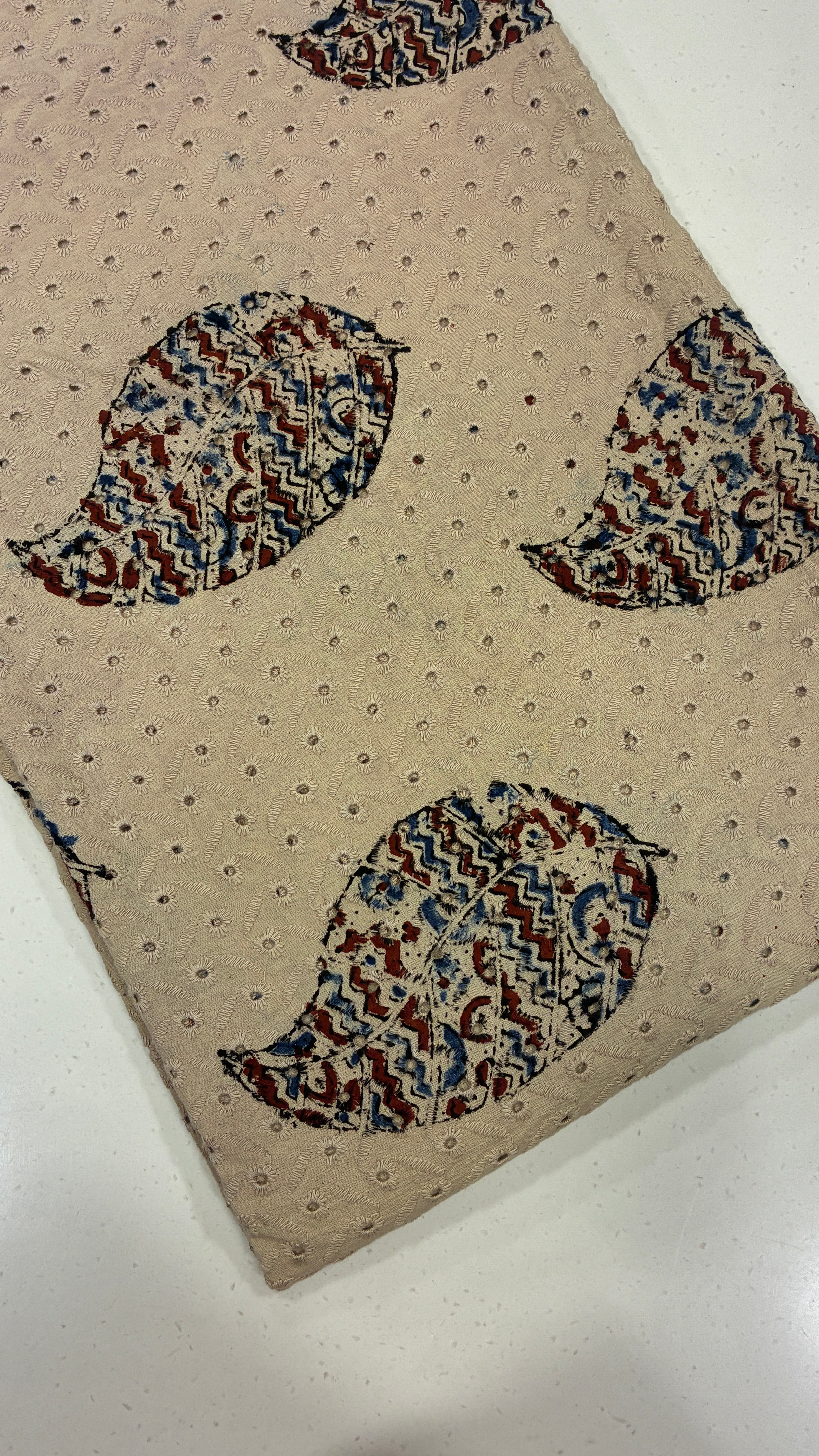 HAKOBA AJRAKH PAISLE - CREAM